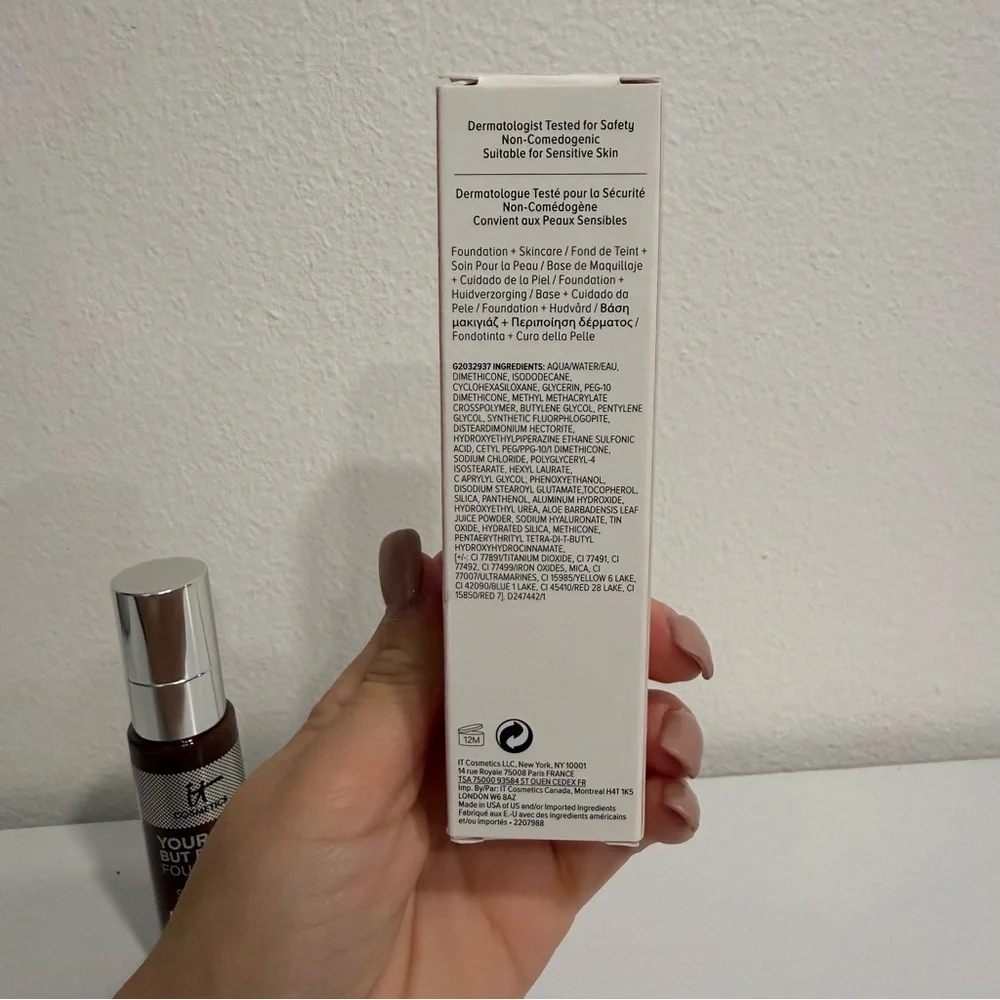It Cosmetics Your Skin But Better Foundation Medium Coverage Deep Cool 62